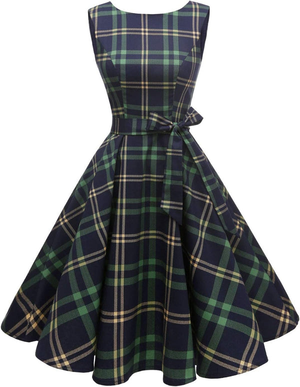 Sleeveless Vintage 1950s Cocktail Dress