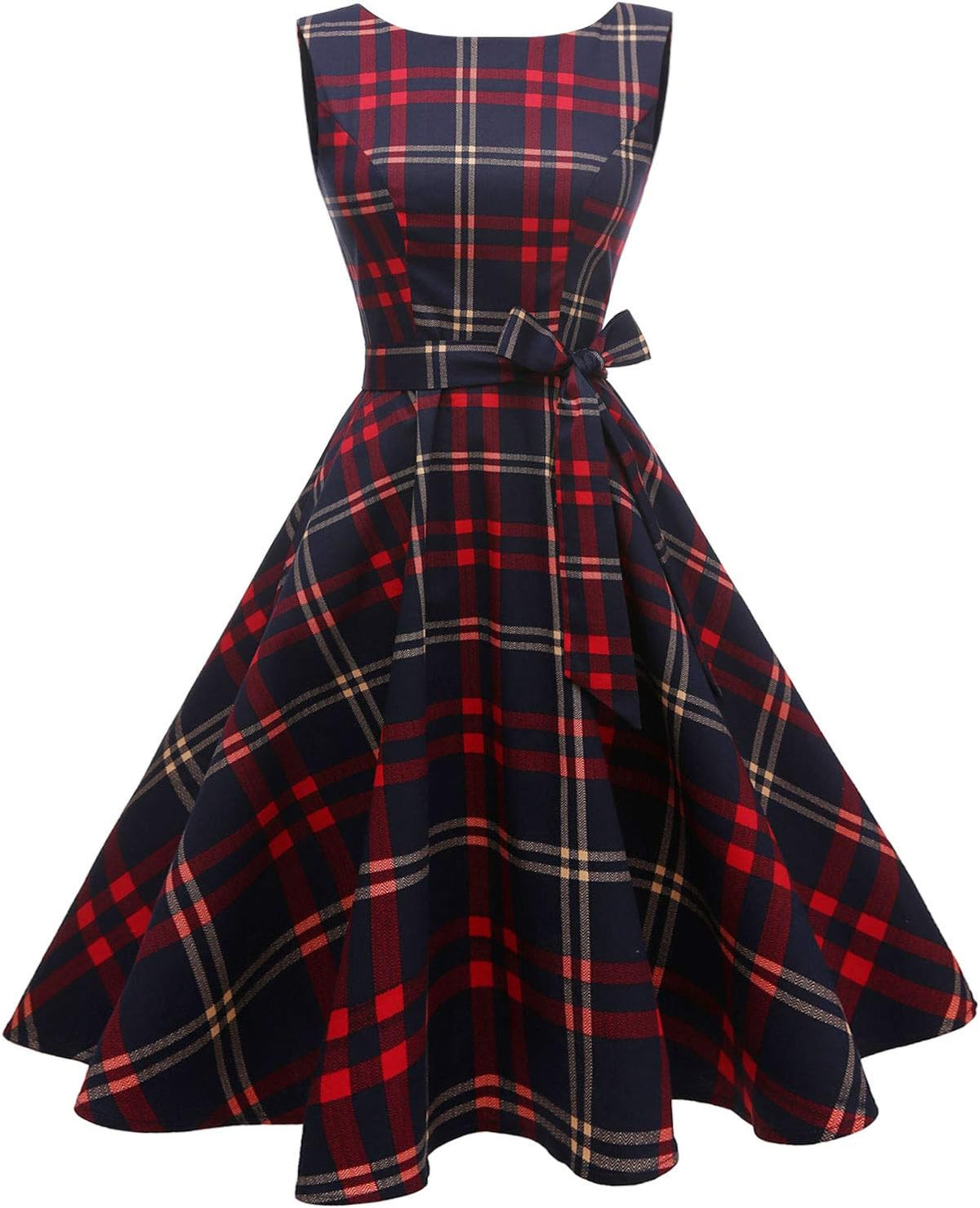 Sleeveless Vintage 1950s Cocktail Dress
