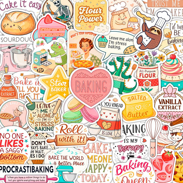 100Pcs Classic Rock Stickers — Rockabilly Guitar & Music Emblems