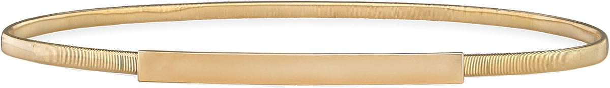Metallic Elastic Stretchy Chain Belt