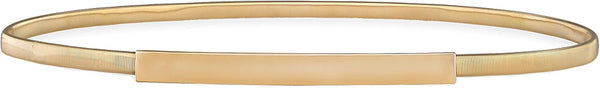 Metallic Elastic Stretchy Chain Belt