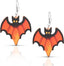 Halloween Skull Bat Dangle Drop Earrings for Women