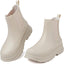 Women's Short Rain Boots Waterproof Slip On Ankle Chelsea