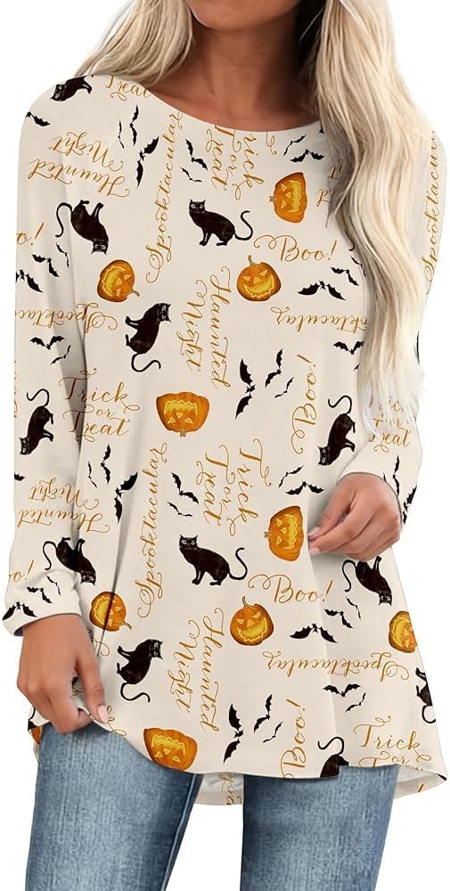 Tunic Tops for Women Loose Fit Dressy Long Sleeve for Leggings