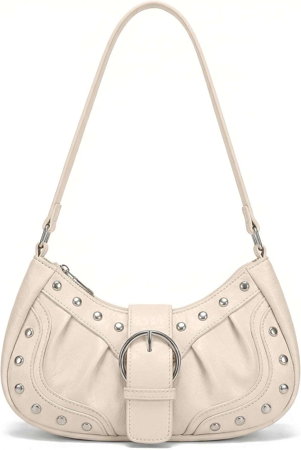 Y2K Small Shoulder Purse — Vintage Studded Goth Grunge