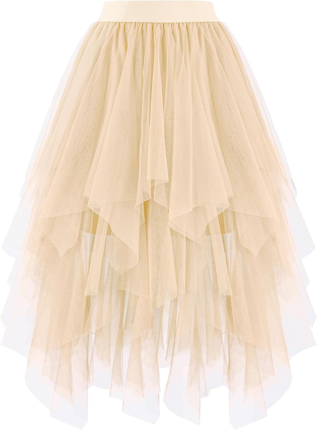 High Low Layered Puffy Fairy Tulle Skirts