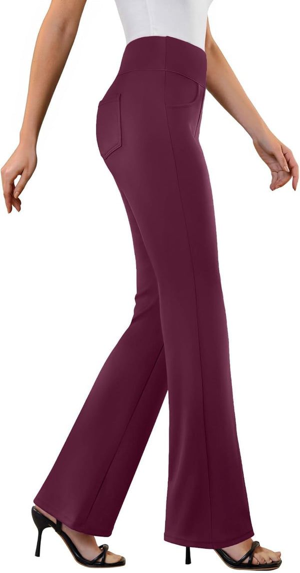 Womens Dress Pants Stretchy Work Pants Business Casual Office