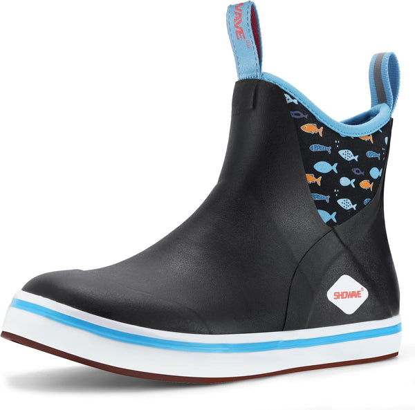 Women's Deck Boots Waterproof Ankle Rain