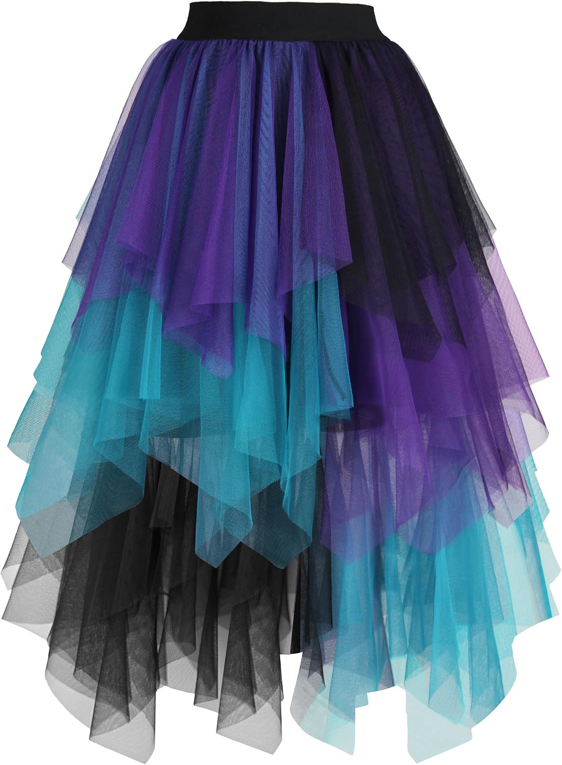 High Low Layered Puffy Fairy Tulle Skirts