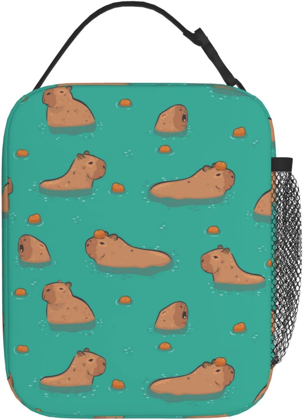 Gianlaima Wicca Moon Phase Witchy Star Magic Mushroom Insulated Lunch Box For Women And Man, Portable Lunch Bags Reusable Cooler Tote For Office Work Travel Picnic Camping Beach