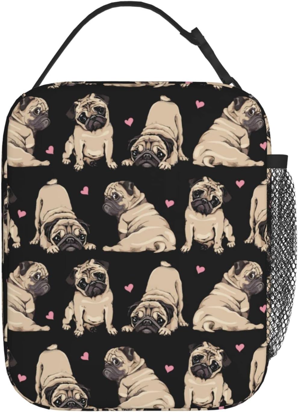 Gianlaima Wicca Moon Phase Witchy Star Magic Mushroom Insulated Lunch Box For Women And Man, Portable Lunch Bags Reusable Cooler Tote For Office Work Travel Picnic Camping Beach