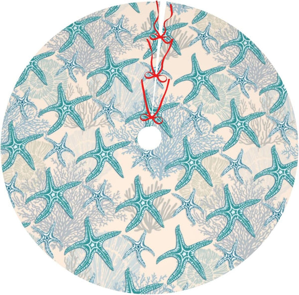 Wicca Moon Phase Witchy Star Magic Mushroom 36 Inch Christmas Tree Skirt Carpet Mat Funny Party Soft Cover Mat Decor Supplies for Xmas Halloween Decorations Occasion Farmhouse