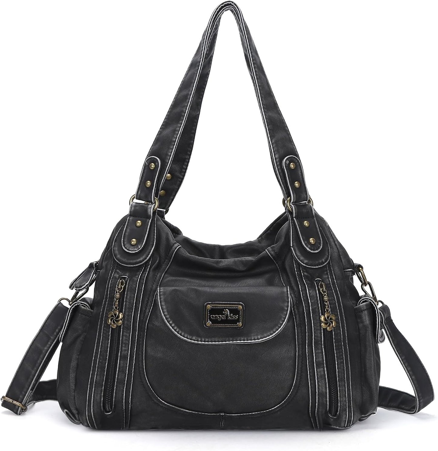 Angel Kiss Large Hobo Shoulder Tote
