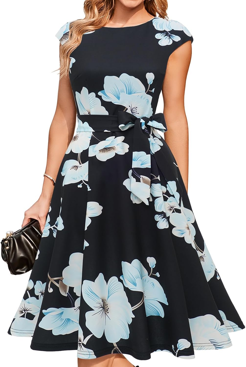 DRESSTELLS Women's Cocktail Dresses, Formal Wedding Guest Church Dress