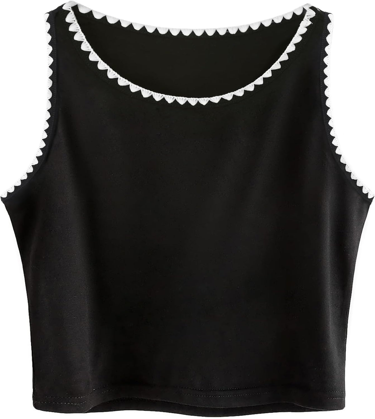 Remidoo Crop Tops for Women Casual Cropped Tank Top Summer Sleeveless Shirts
