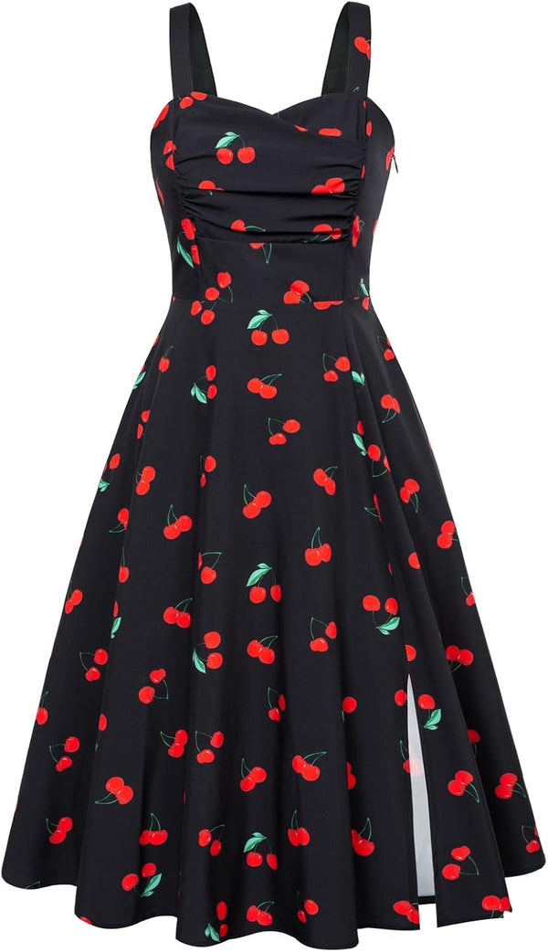 Belle Poque Women's Vintage Midi Tea Party Cocktail Dress