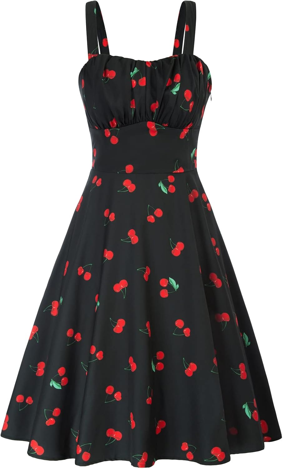 Belle Poque Womens Vintage A-line Midi Cocktail Party Dress