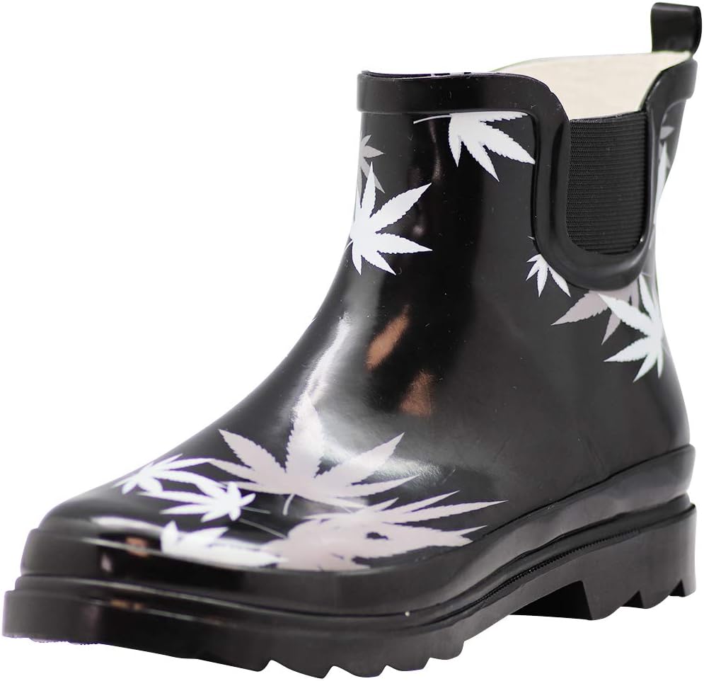 Womens Ankle Rain Boots - Ladies Waterproof Winter Spring