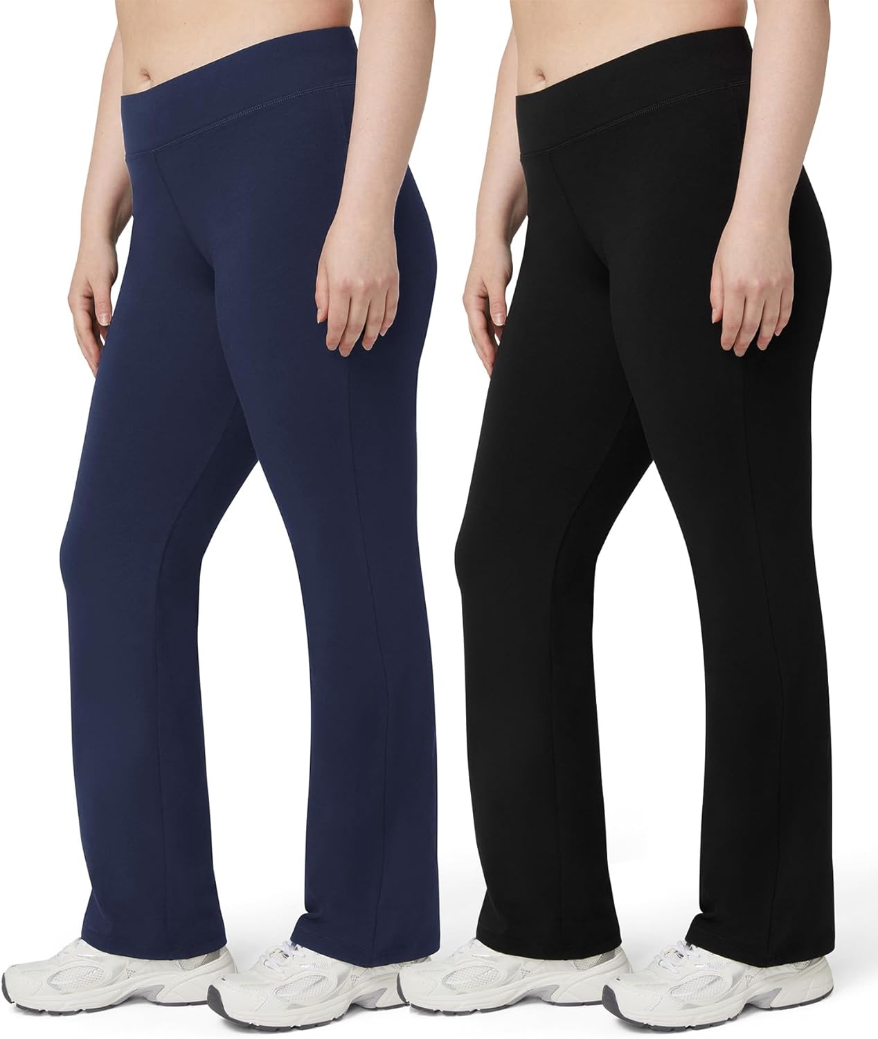No Nonsense Lounge Yoga Pants For Women, Flared Cotton Leggings,
