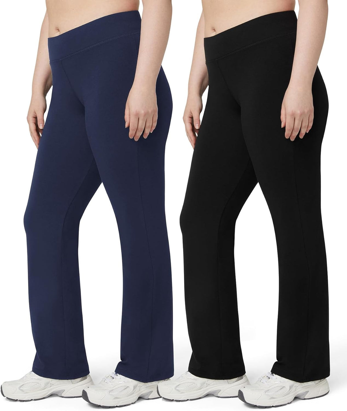 No Nonsense Lounge Yoga Pants For Women, Flared Cotton Leggings