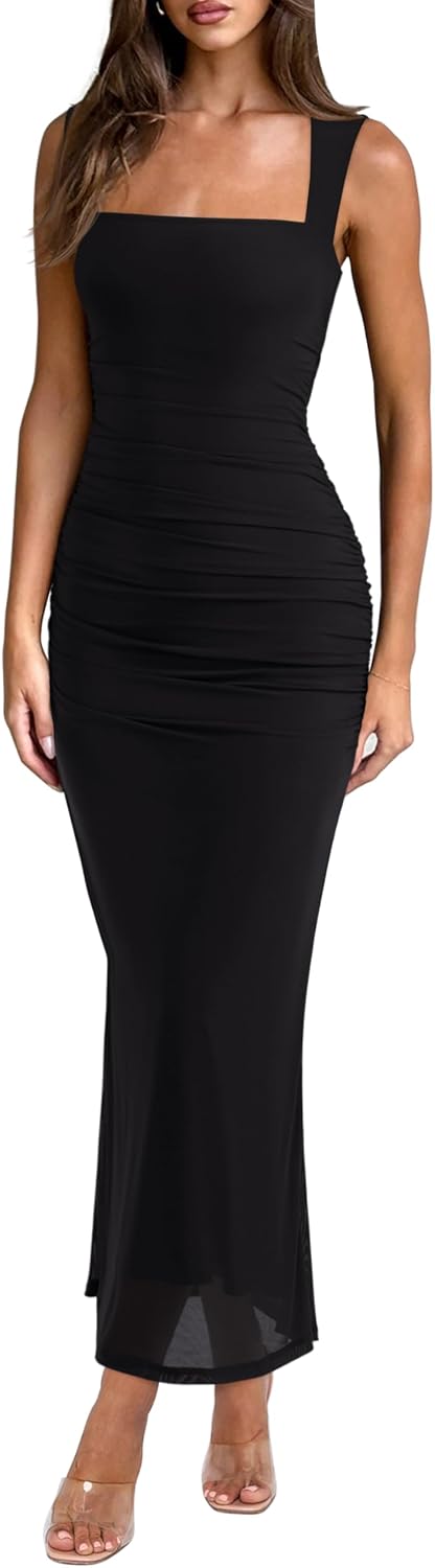 REORIA Summer Wedding Guest Maxi Dresses for Women