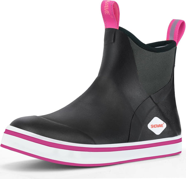 Women's Deck Boots Waterproof Ankle Rain