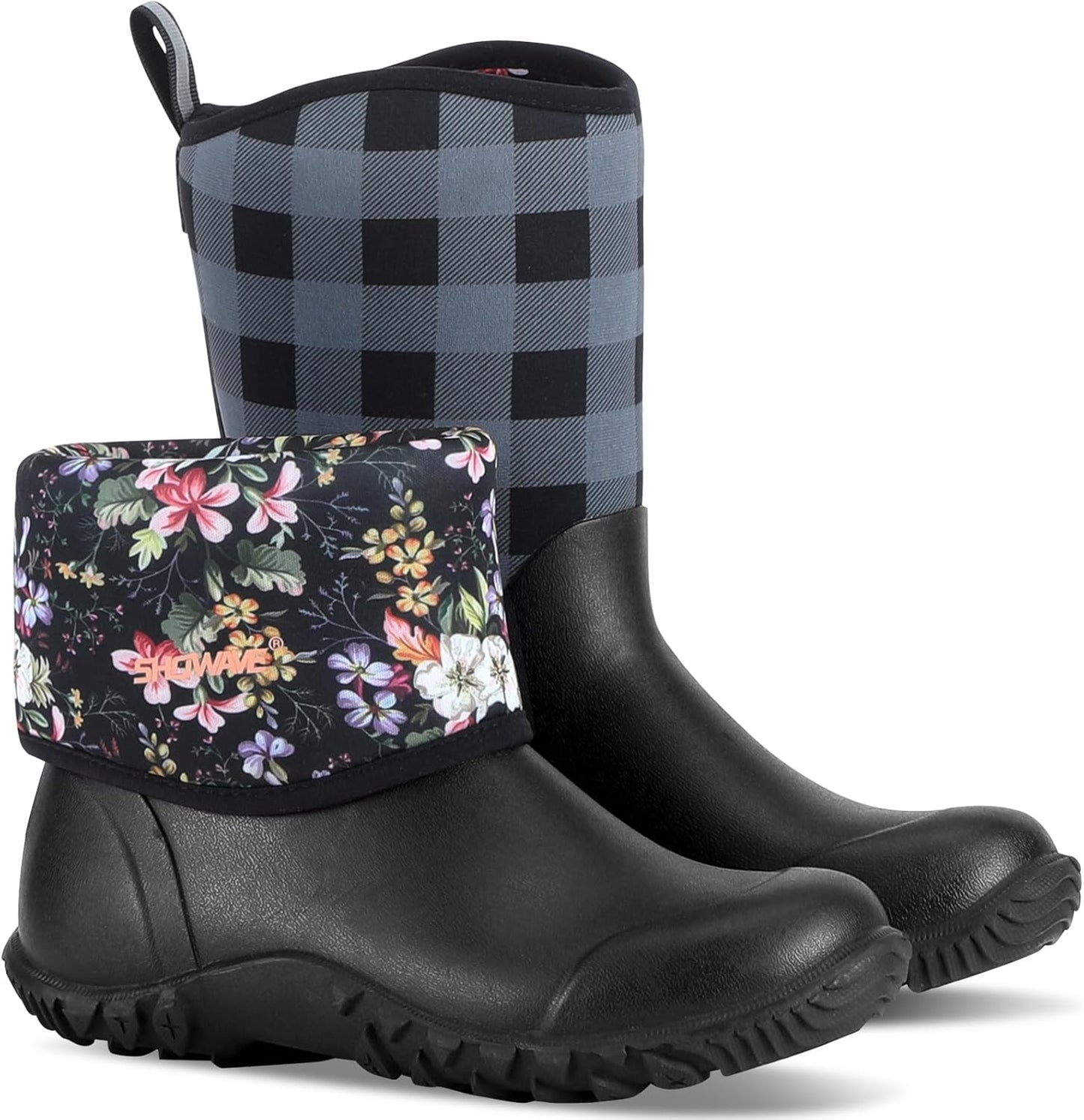 Women’s Boots Rubber Rain Boots For Women Waterproof Mud Boot