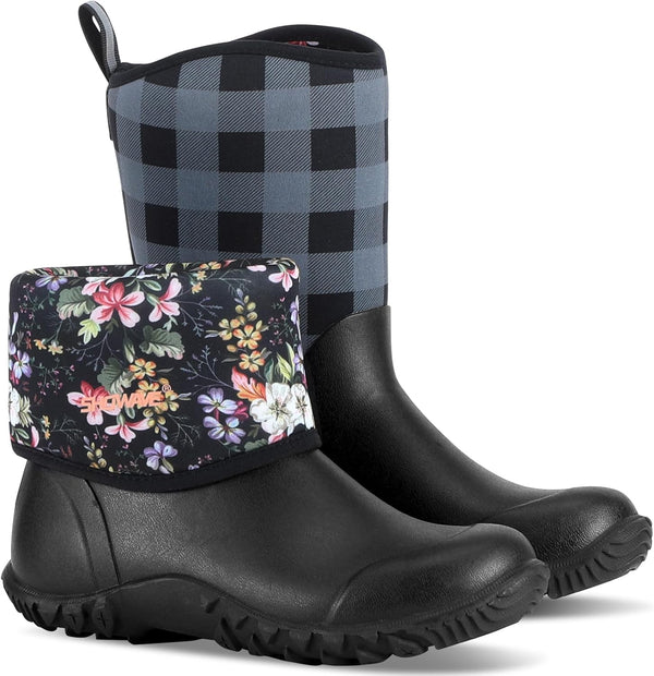 Women’s Boots Rubber Rain Boots For Women Waterproof Mud Boot