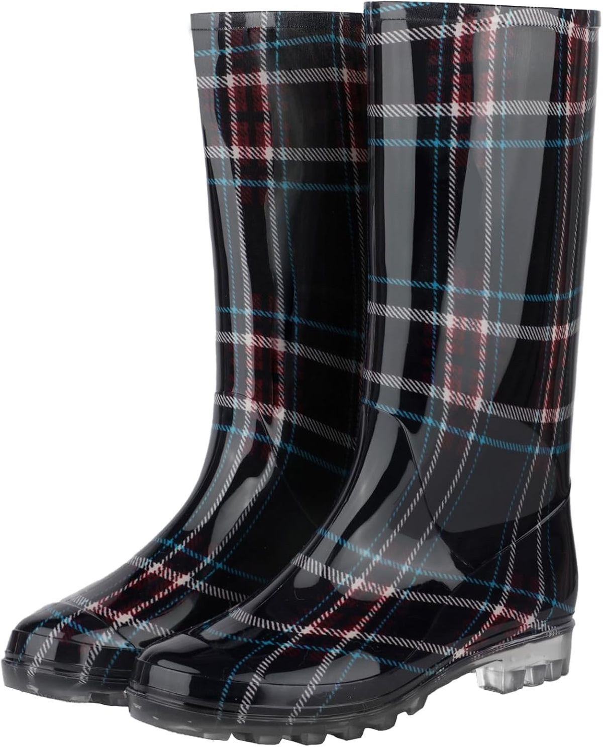 Tall Rain Boots For Women, Knee High Waterproof Slip On