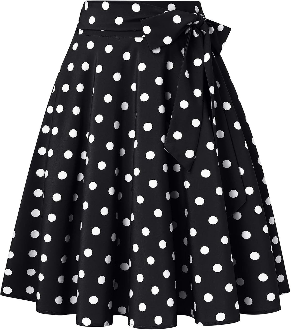 Belle Poque Women High Waisted A Line Skirt with Pockets