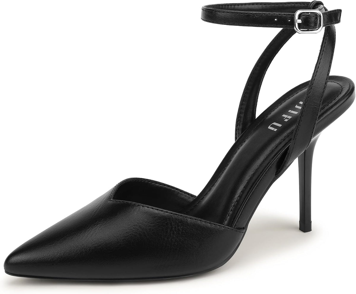 IDIFU IN4 High Heels for Women Stiletto Pumps Closed Toe
