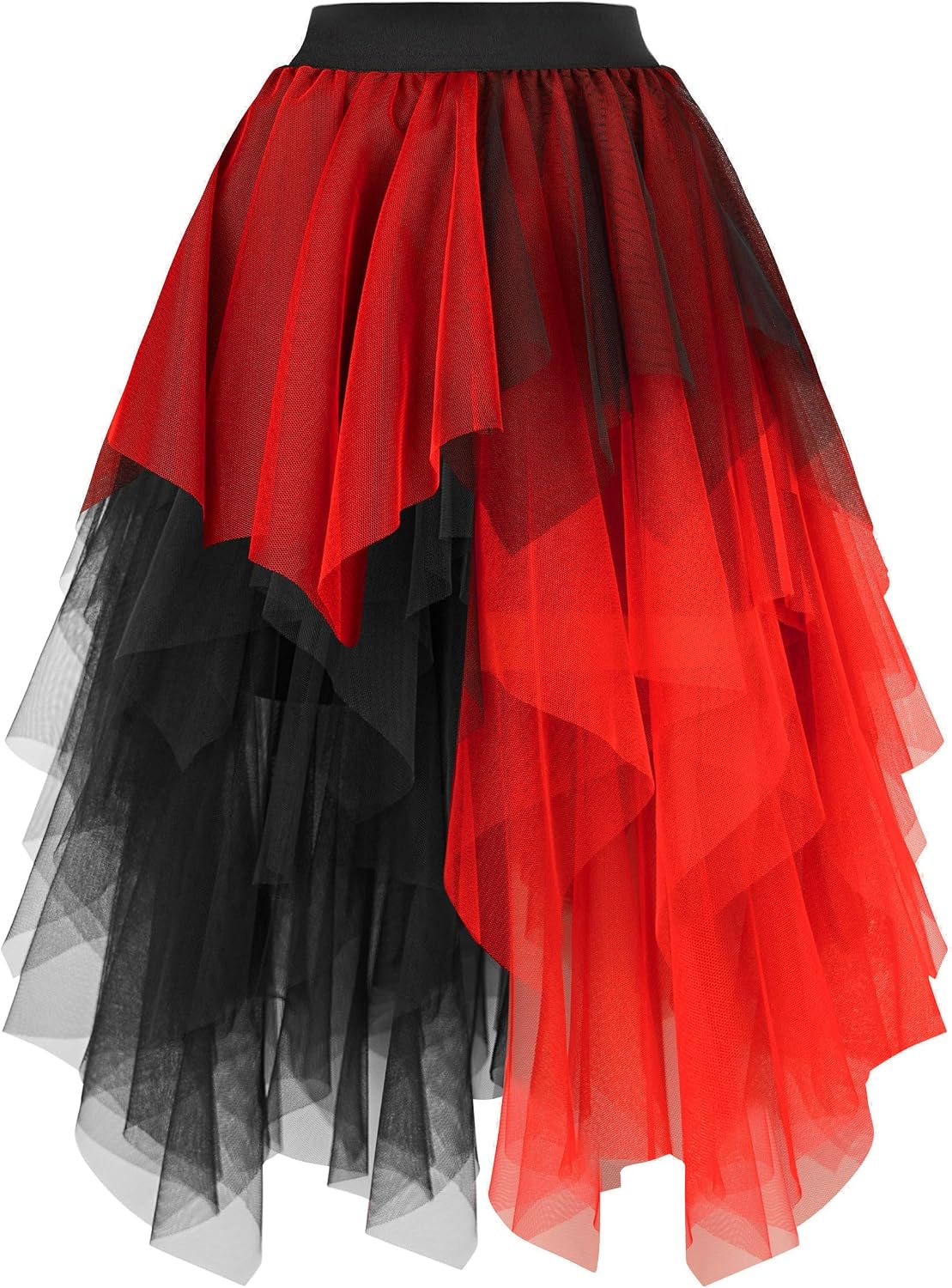 High Low Layered Puffy Fairy Tulle Skirts