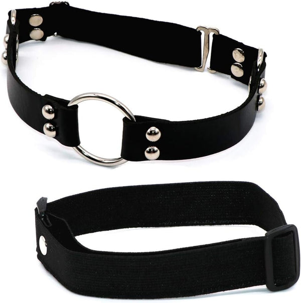 Outman Adjustable 2 Rows Leg Harness Garter Belt Punk Thigh Ring Garter
