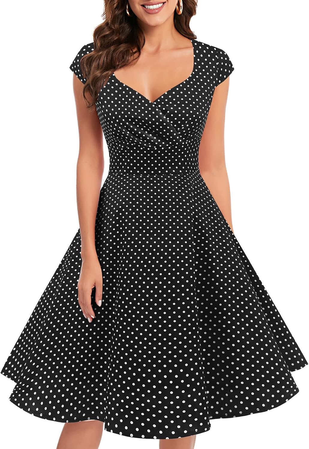 Bbonlinedress Women Short 1950s Retro Vintage Cocktail Party Swing Dresses Main image