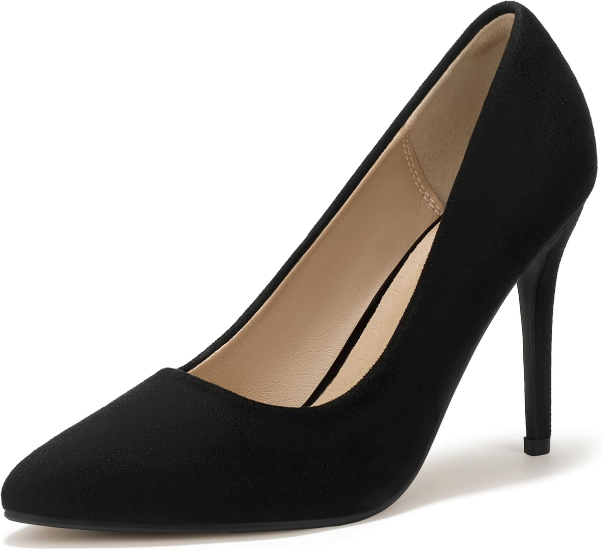 IDIFU Women's Stiletto High Heels Sexy Closed Pointed Toe Pumps