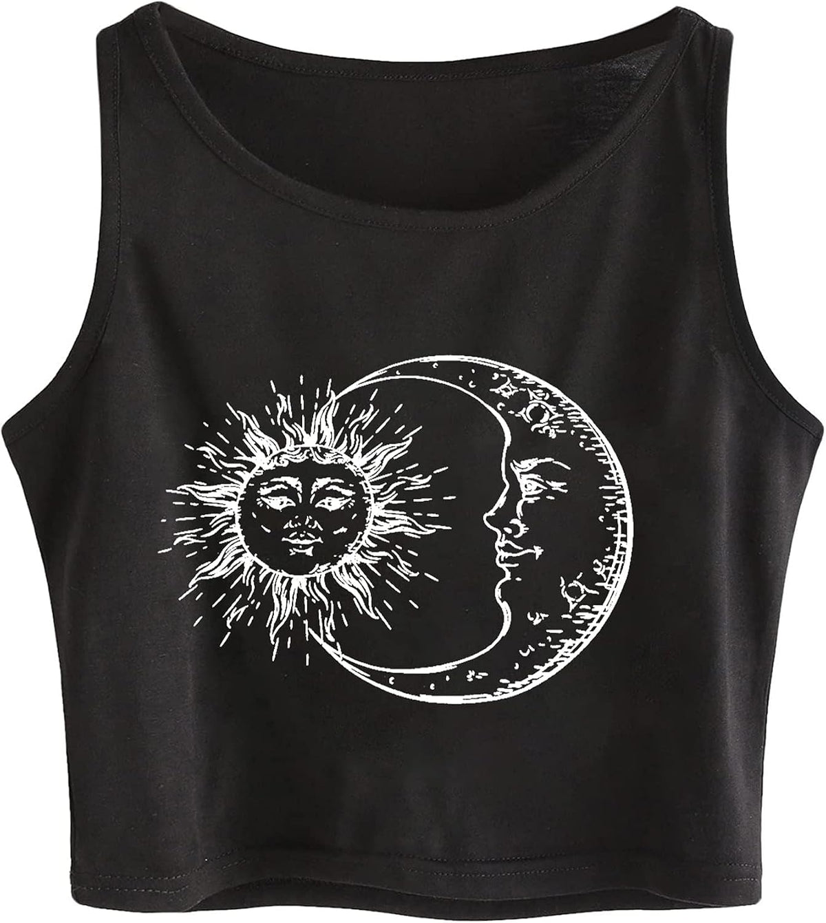 Remidoo Crop Tops for Women Casual Cropped Tank Top Summer Sleeveless Shirts