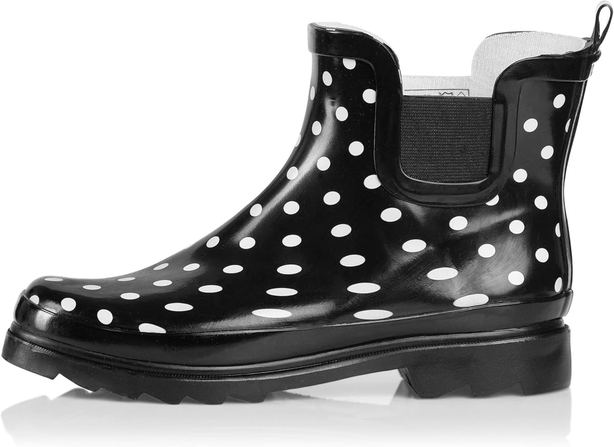 Womens Ankle Rain Boots - Ladies Waterproof Winter Spring