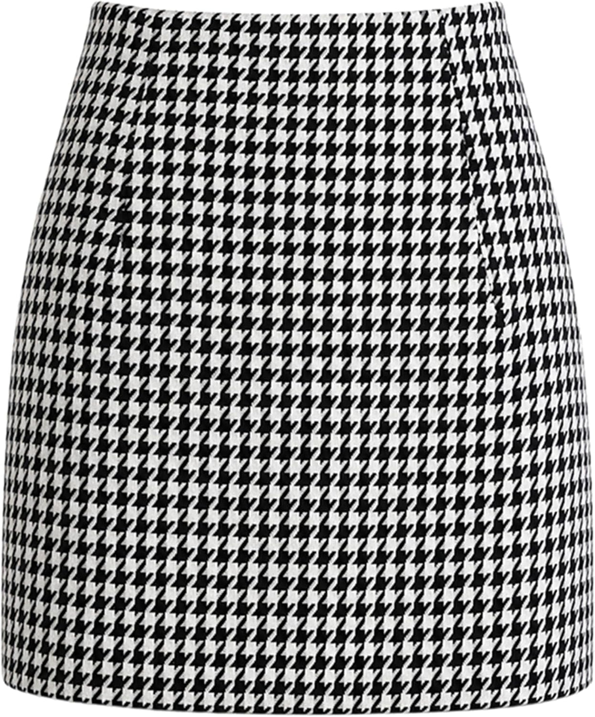 Rapbin Womens High Waist Plaid Skirt Fall Winter Bodycon Pencil Mini Skort