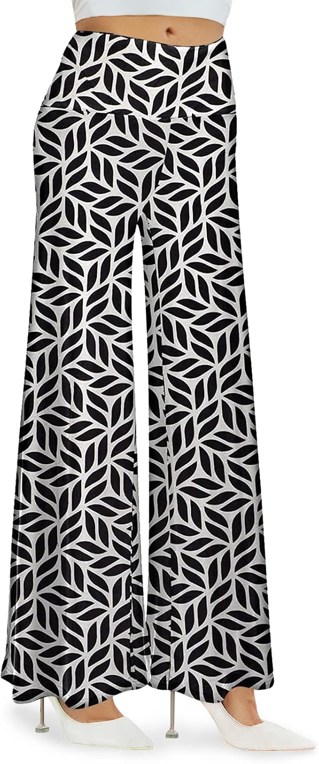 Women's Stretchy Wide Leg Palazzo Lounge Pants Casual Comfy