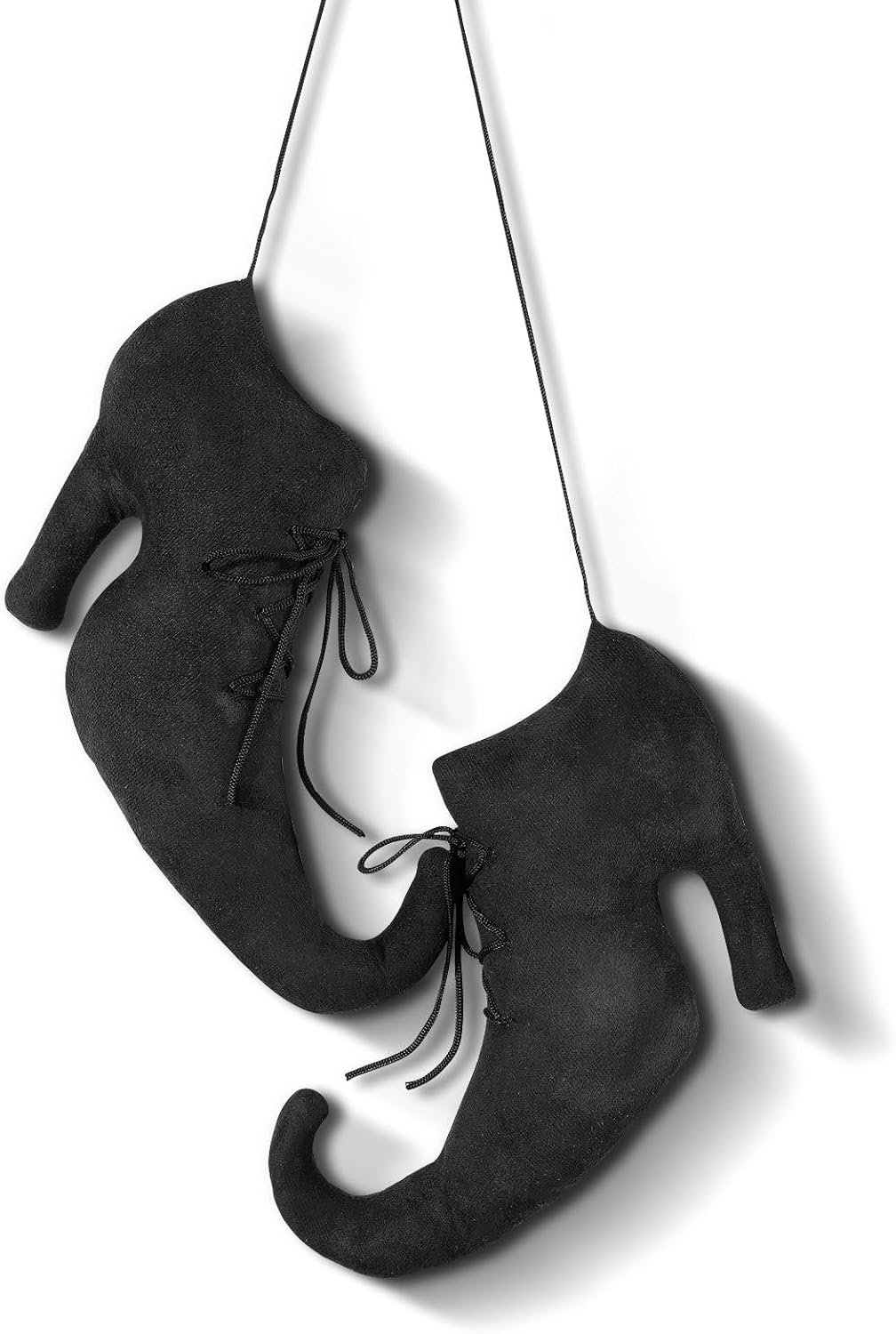 Suhine 12 Inch Large Vintage Halloween Witch Shoes Wall Hanging Decoration Secondary image