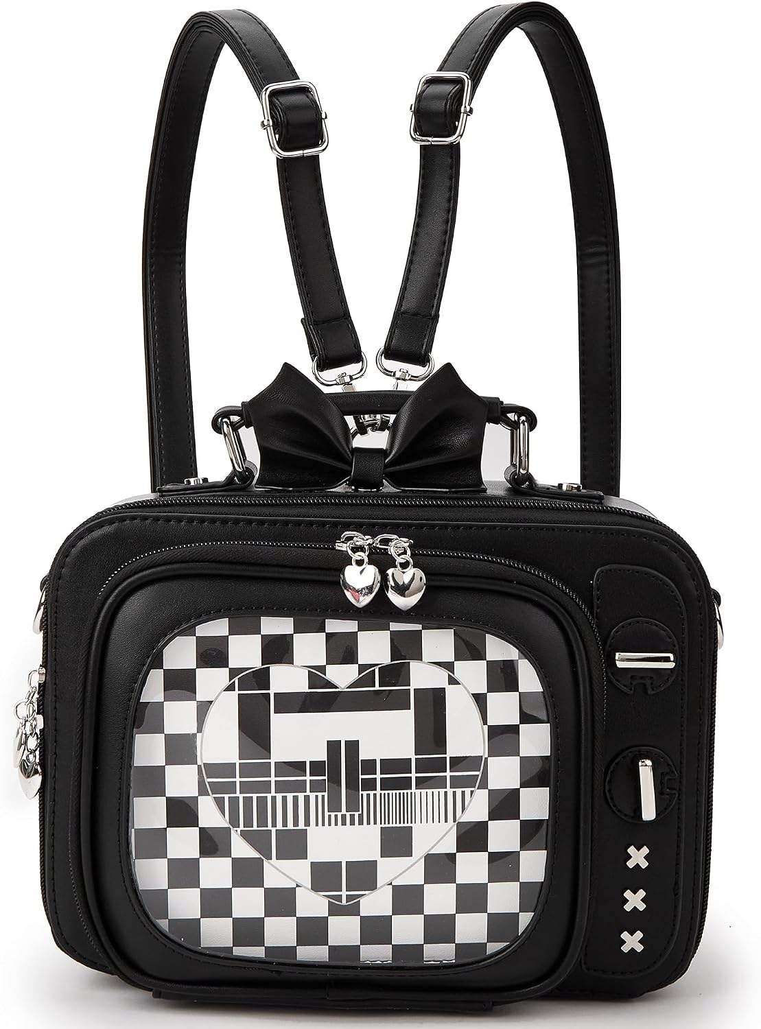 TV-Shaped Ita Bag Backpack — Cute Pin Display