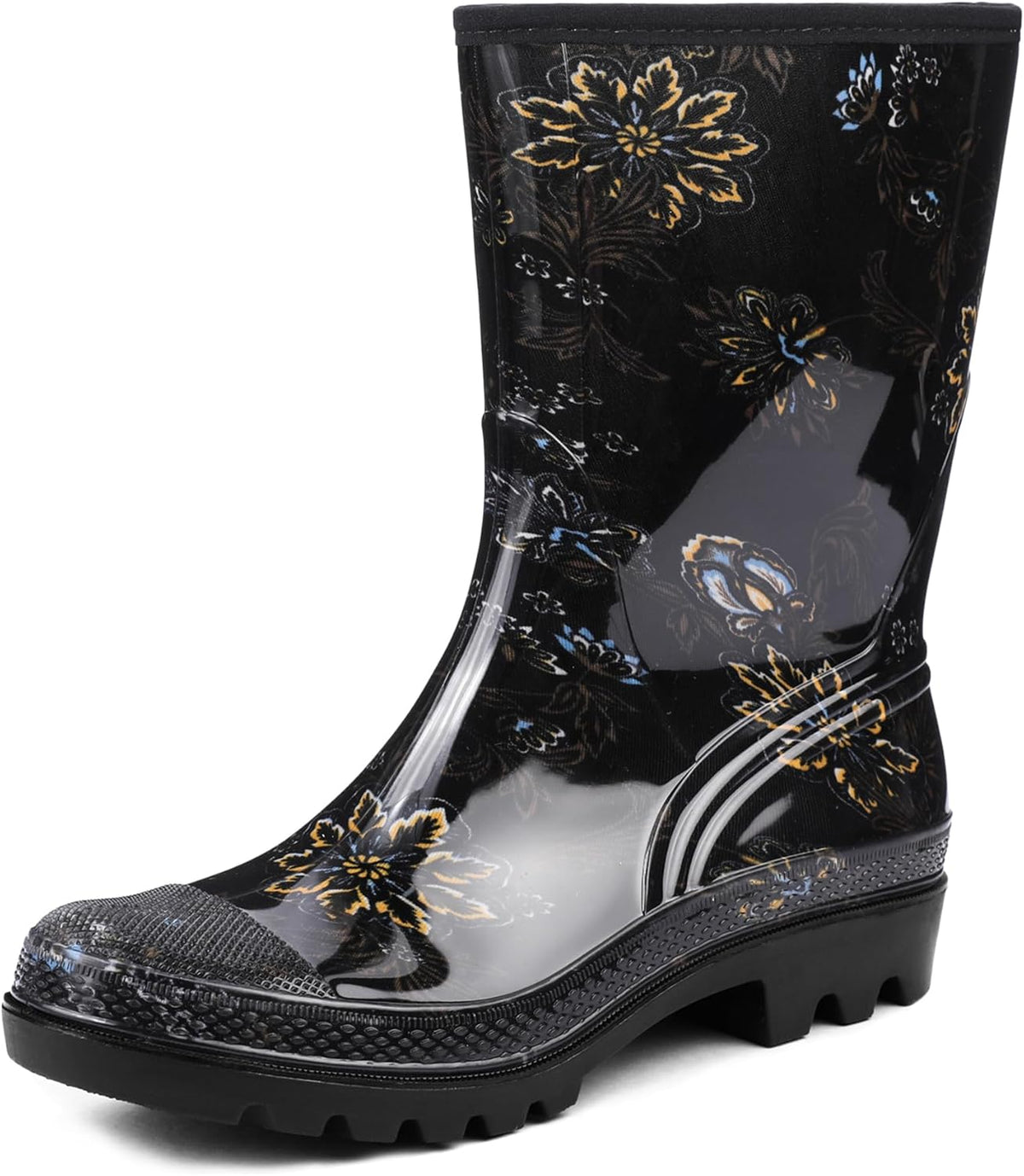 Women's Wide Calf Waterproof Rain Boots – Seamless Pvc Boots
