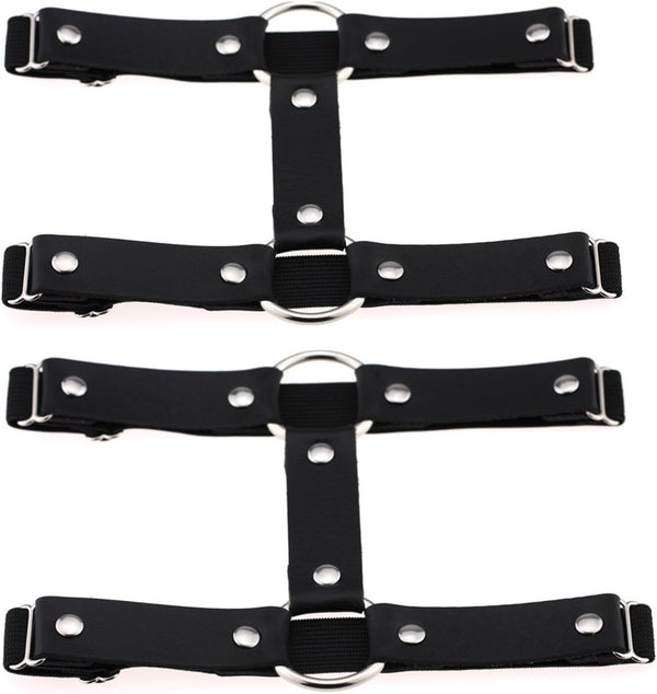 Outman Adjustable 2 Rows Leg Harness Garter Belt Punk Thigh Ring Garter