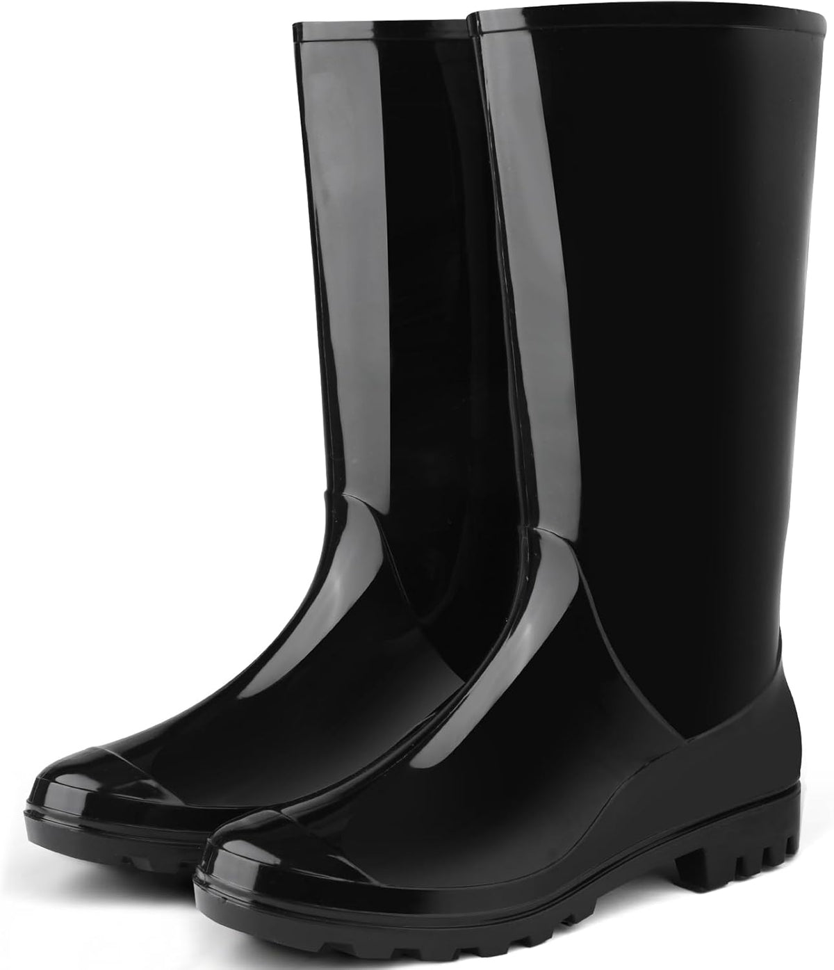 Tall Rain Boots For Women, Knee High Waterproof Slip On
