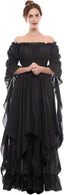Renaissance Dress Women Medieval Costume Victorian Dresses Peasant Gothic Fairy Witch Wedding Under Dress