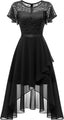 Wedtrend Women's Formal Wedding Guest Dress Ruffle Bridesmaid Dress Flutter Sleeve Prom Dresses for Teens