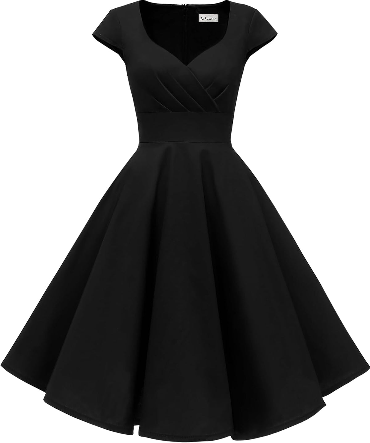 1950s Retro Vintage Elegant Dress with Pockets