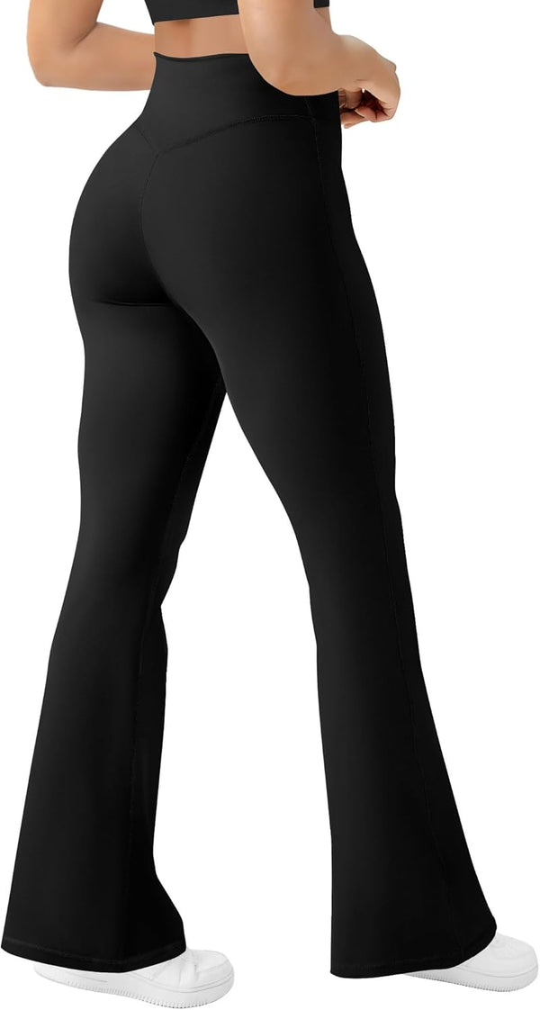 Women's Yoga Pants Bootcut Flare Leggings Flared Bell Bottom Leggings