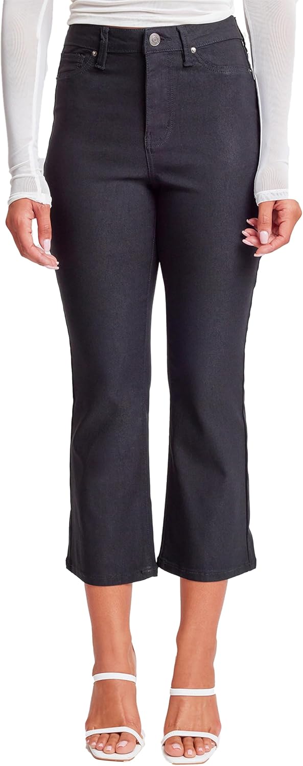 Ymi Women´s Plus Hyperstretch Cropped Kick Flare Pants