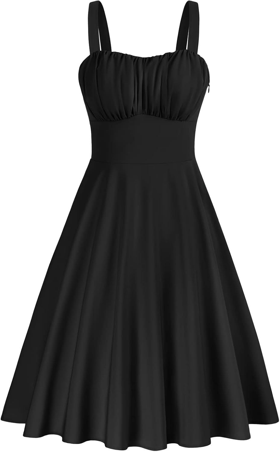 Belle Poque Womens Vintage A-line Midi Cocktail Party Dress